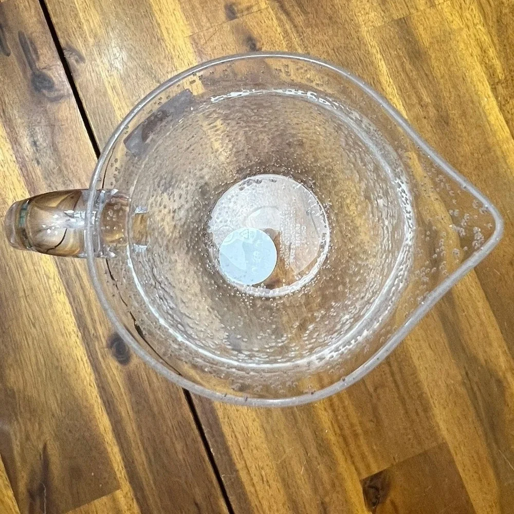 Pitcher‎ Unisex OS Clear NWOT Bubble Textured Acrylic BPA Free 2017